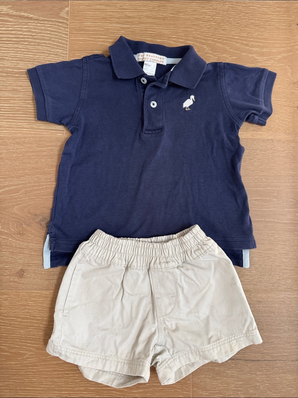 The Beaufort Bonnet Company Set Polo with Embroidered Bird & Kayak Shirts 12-18